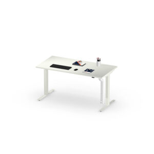Herman Miller Nevi sit stand desk - Business - White - 1600mm Chalk White