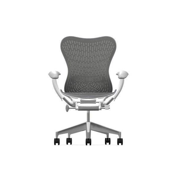 Herman Miller Mirra2 - Business - Studio White Fog Slate Grey - Butterfly