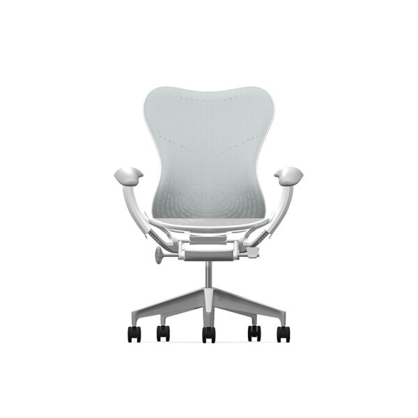 Herman Miller Mirra2 - Business - Studio White Fog Studio White Alpine - Butterfly