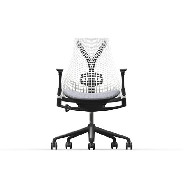 Herman Miller Sayl - Business - Graphite - Blazer Silverdale - Studio White Net