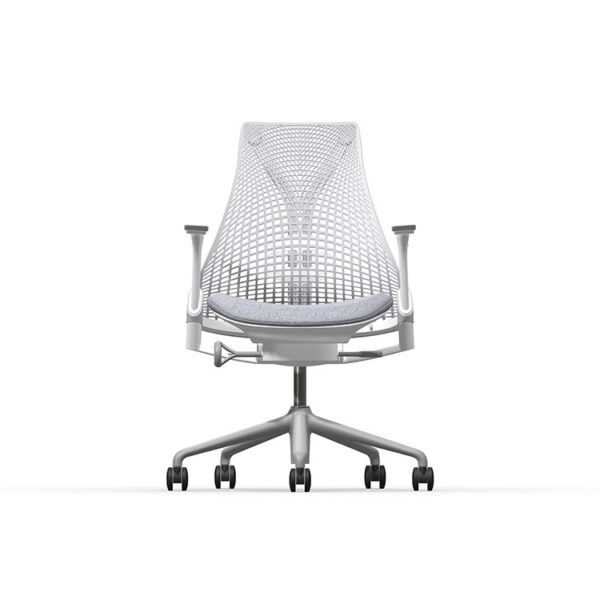 Herman Miller Sayl - Business - Studio White - Blazer Silverdale - Fog Net