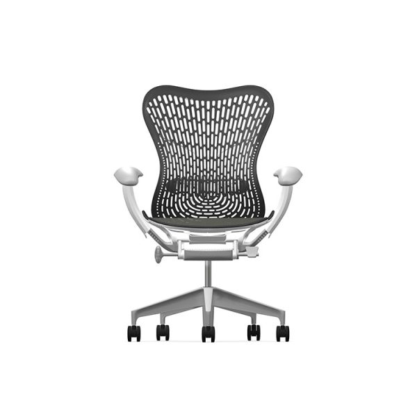 Herman Miller Mirra2 - Business - Studio White Fog Dark Turquoise - TriFlex