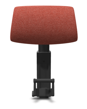 De Atlas Hoofdsteun Embody heeft een Canyon Sync stoffen zitting met een strak, minimalistisch Graphite Frame, wat het design van Herman Miller weerspiegelt. De gladde textuur van de zitting en de gestroomlijnde ondersteuningsstructuur bieden moderne elegantie.