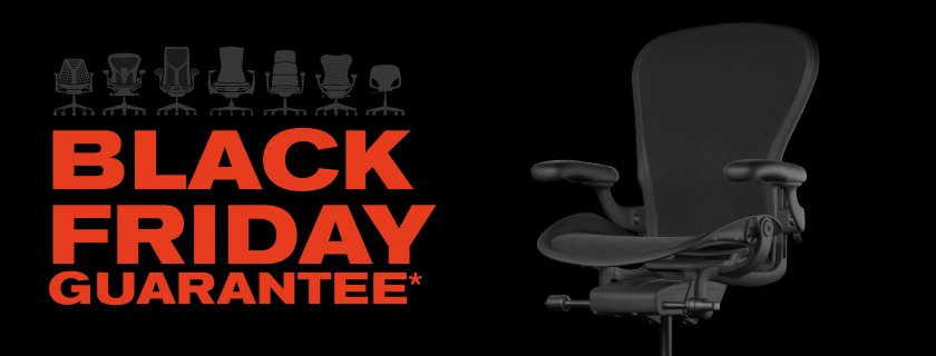 Herman Miller stoel nu met black friday prijsgarantie.