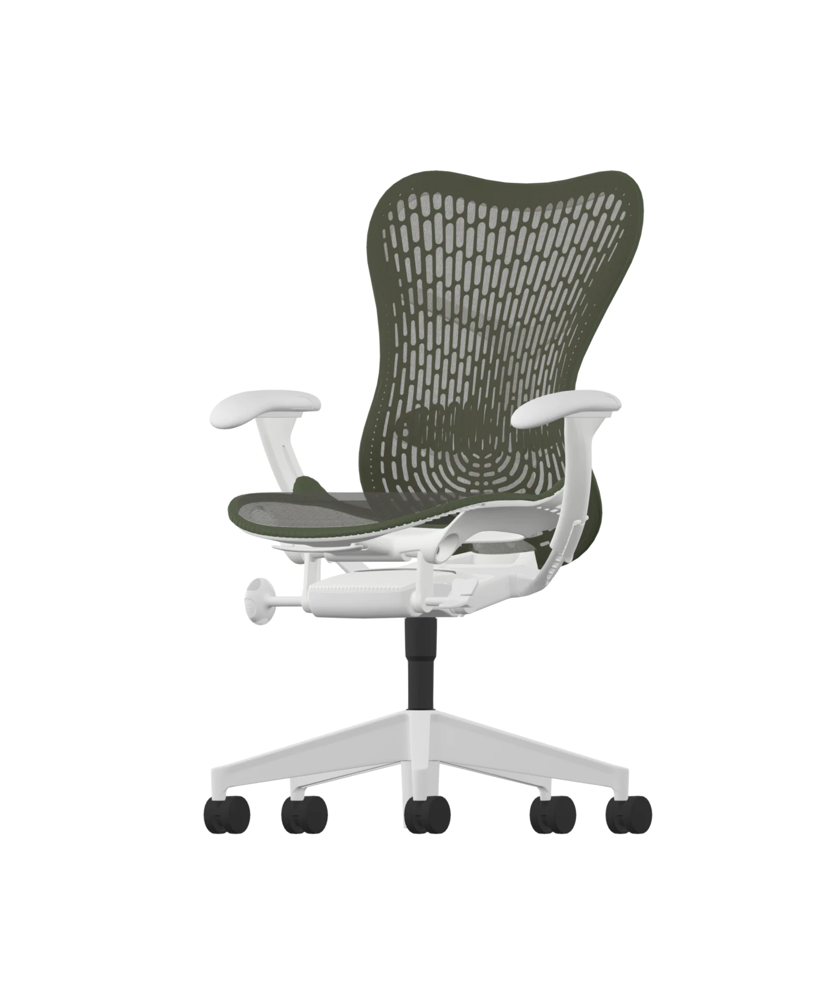 Herman Miller Mirra – Olive – Butterfly Back – Alpine Frame