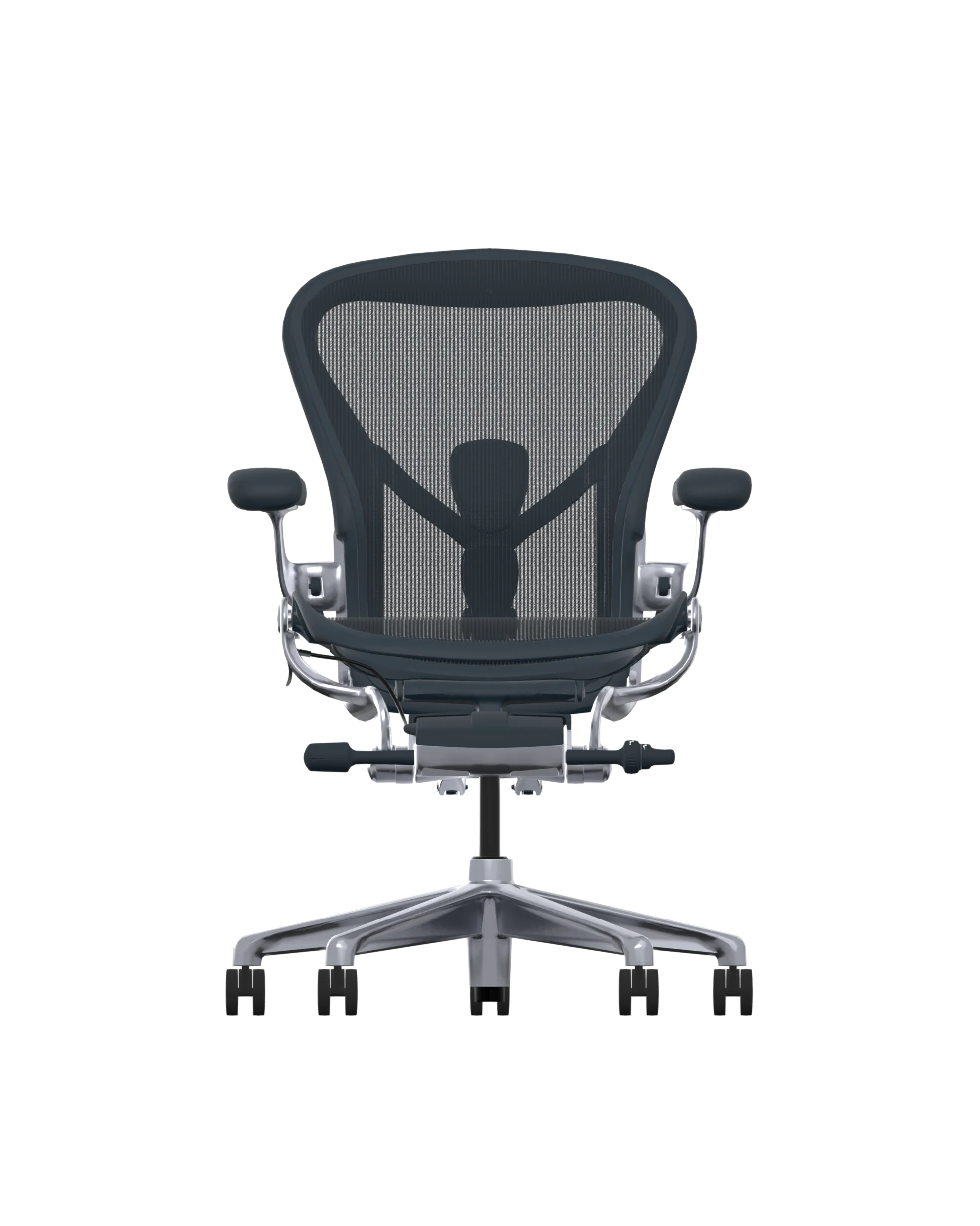 Herman Miller Aeron – Nightfall Gepolijst Aluminium Upgrade 5